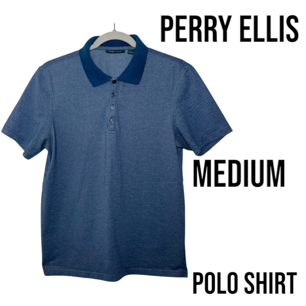 Perry Ellis Men’s Medium Polo Blue